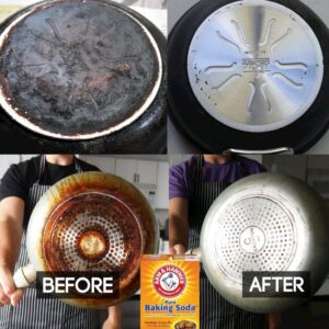 How to Clean Crushed Pans Naturally