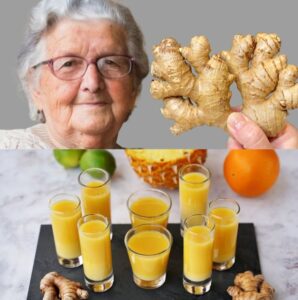 Pineapple ginger energy shots - I haven't been sick in 35 years