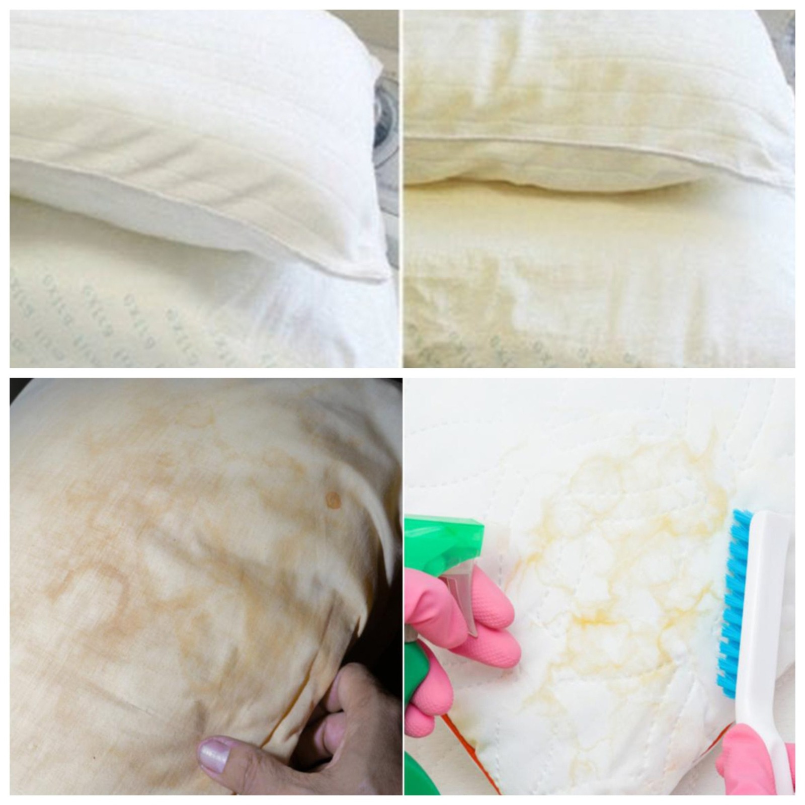 Here’s how to clean your bed pillows so they stay white and smell nice