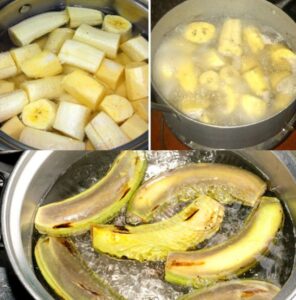 Boil the bananas and drink the liquid before going to bed; you'll be astonished at how well you sleep