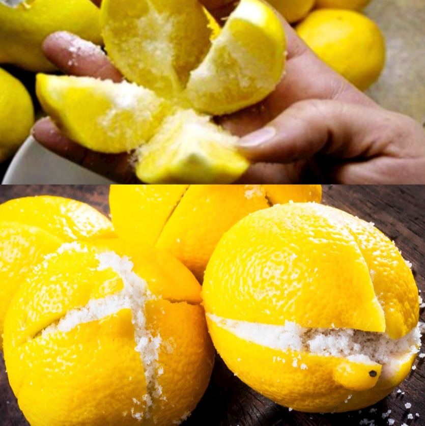 Cut a lemon into four sections and place it in your room