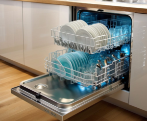 Does putting vinegar in dishwasher prevent spots on glasses