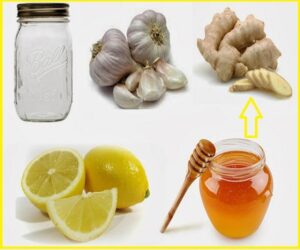 Ginger-Garlic-Lemon-Honey Elixir